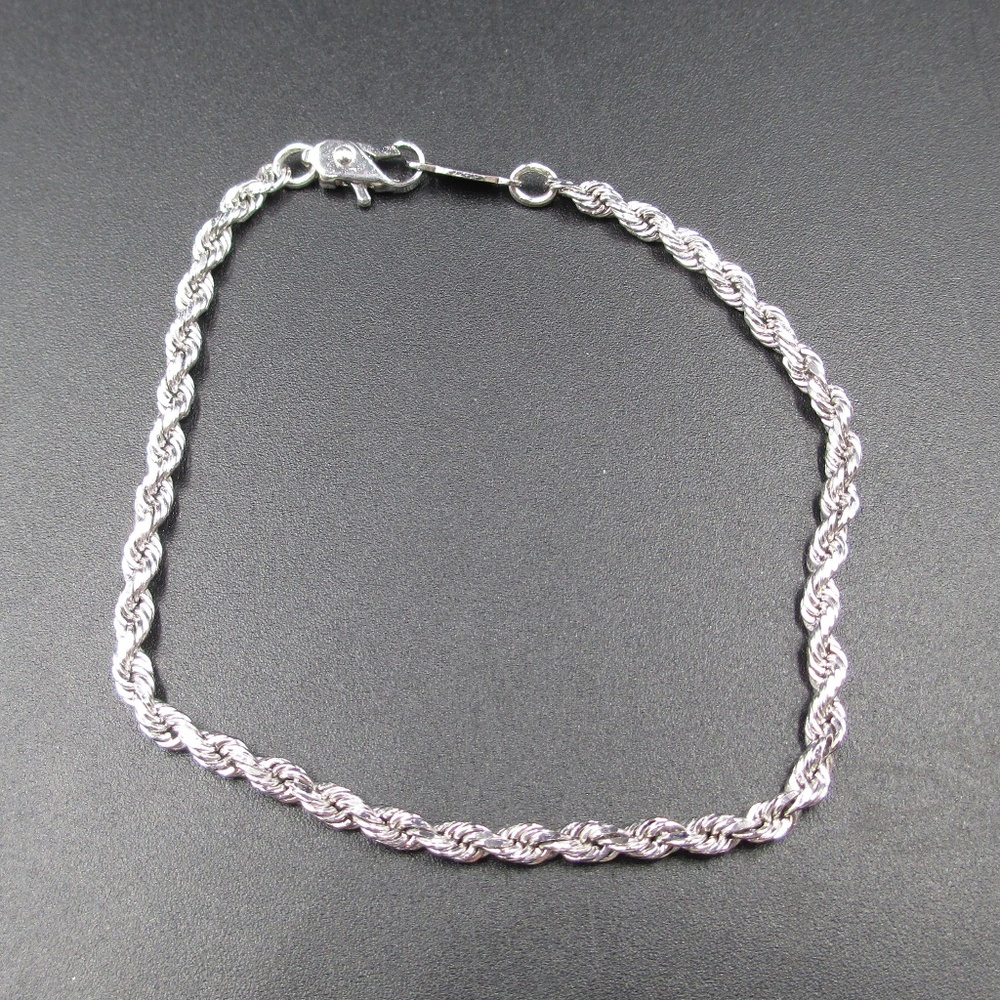 Vintage 6" Stylish Shiny Dainty Braided Bracelet